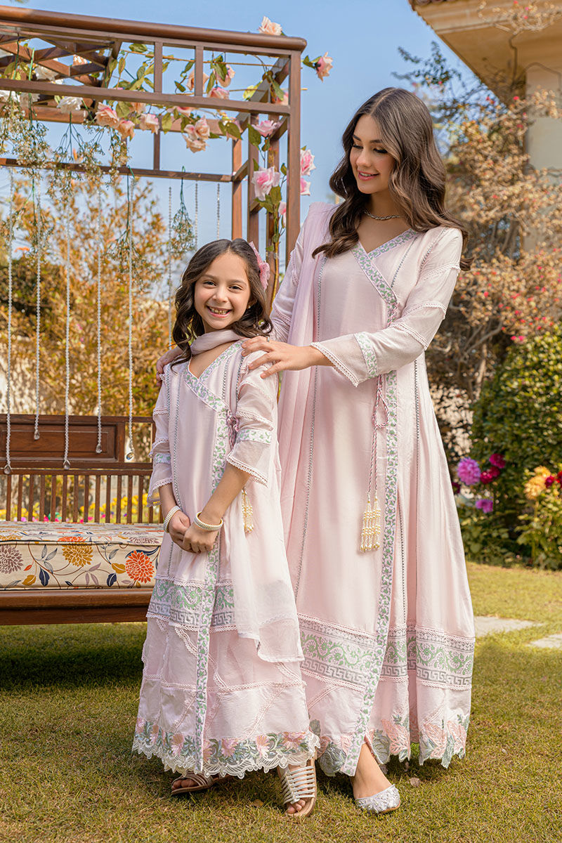 Fatima Khan | Best Sellers 24 | SPANISH PINK ANGHARKHA by Fatima Khan - Designer Dress - Type: Luxury - Available at Libayah - 100% Original