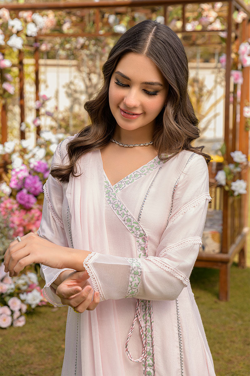 Fatima Khan | Best Sellers 24 | SPANISH PINK ANGHARKHA by Fatima Khan - Designer Dress - Type: Luxury - Available at Libayah - 100% Original