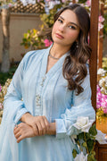 Fatima Khan | Best Sellers 24 | BLIZZARD BLUE by Fatima Khan - Designer Dress - Type: Luxury - Available at Libayah - 100% Original
