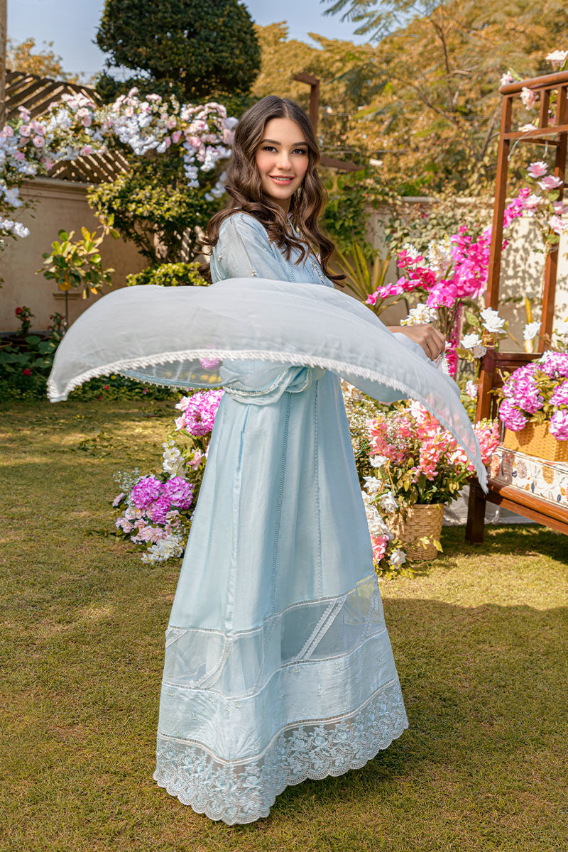 Fatima Khan | Best Sellers 24 | BLIZZARD BLUE by Fatima Khan - Designer Dress - Type: Luxury - Available at Libayah - 100% Original