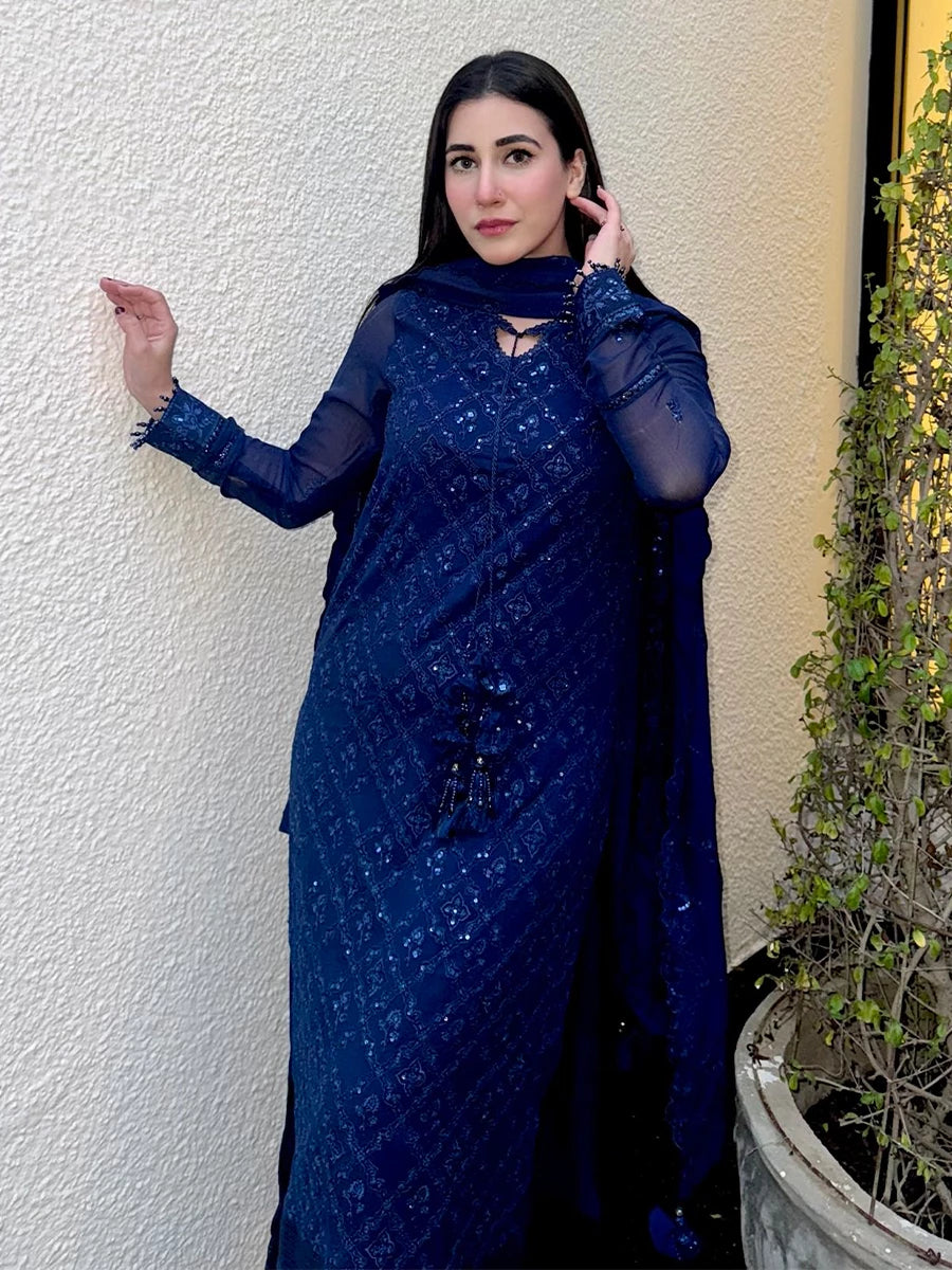 Salitex | Signature Festive Chiffon | SUNS7CH042UT by Salitex - Designer Dress - Type: Ladies Clothes - Available at Libayah - 100% Original