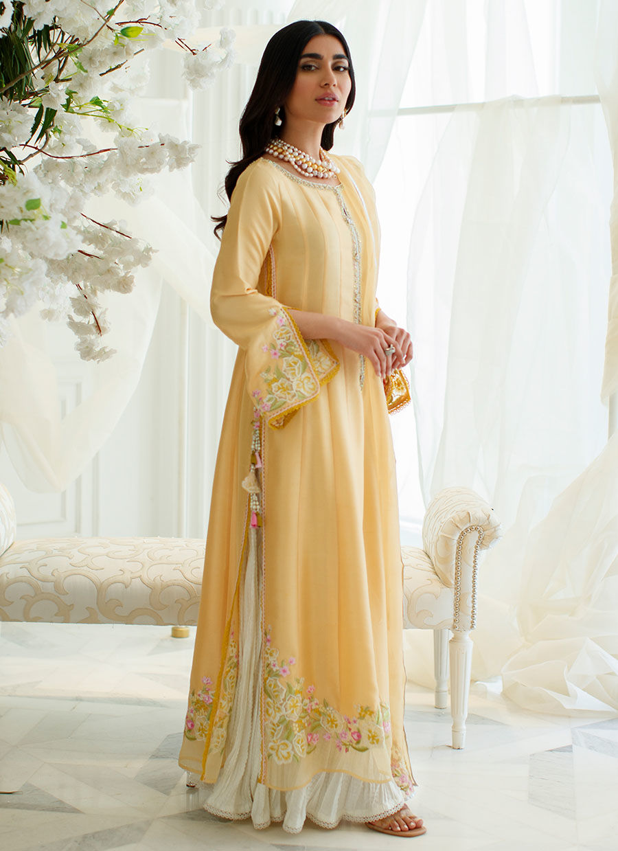 Farah Talib Aziz | Designer Picks 24 | MIMOSA SHIRT AND DUPATTA by Farah Talib Aziz - Designer Dress - Type: Ladies Clothes - Available at Libayah - 100% Original