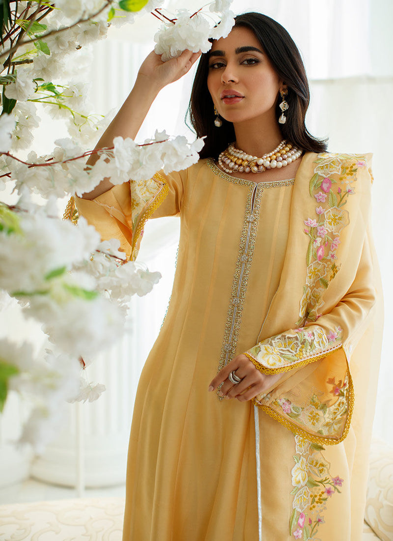 Farah Talib Aziz | Designer Picks 24 | MIMOSA SHIRT AND DUPATTA by Farah Talib Aziz - Designer Dress - Type: Ladies Clothes - Available at Libayah - 100% Original