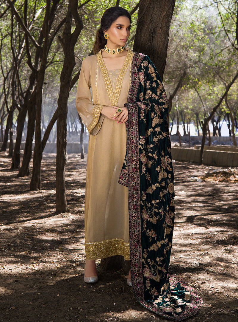 Zainab Chottani | Luxury Pret | MEHMAL-GREEN by Zainab Chottani - Designer Dress - Type: Ladies Clothes - Available at Libayah - 100% Original