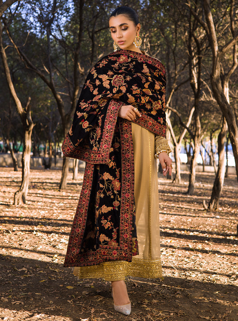 Zainab Chottani | Luxury Pret | MEHMAL-BLACK by Zainab Chottani - Designer Dress - Type: Ladies Clothes - Available at Libayah - 100% Original