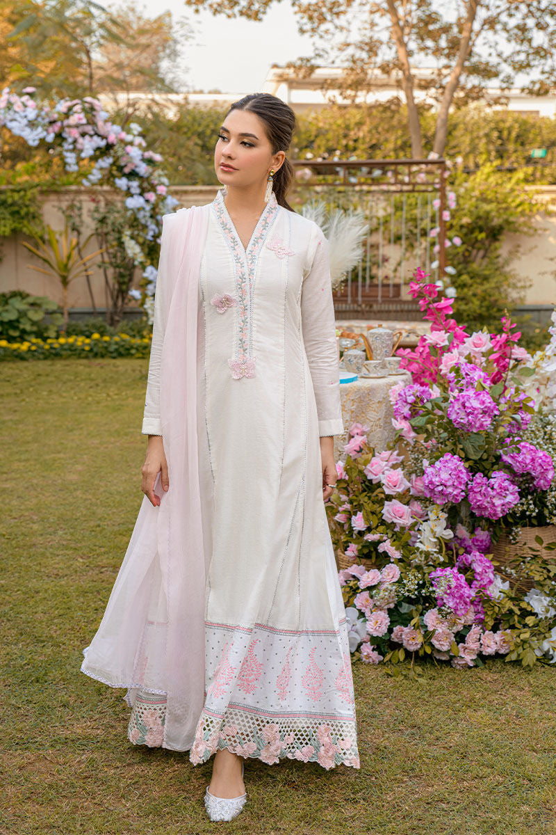 Fatima Khan | Luxury Pret 24 | BENJAMIN WHITE by Fatima Khan - Designer Dress - Type: Luxury - Available at Libayah - 100% Original