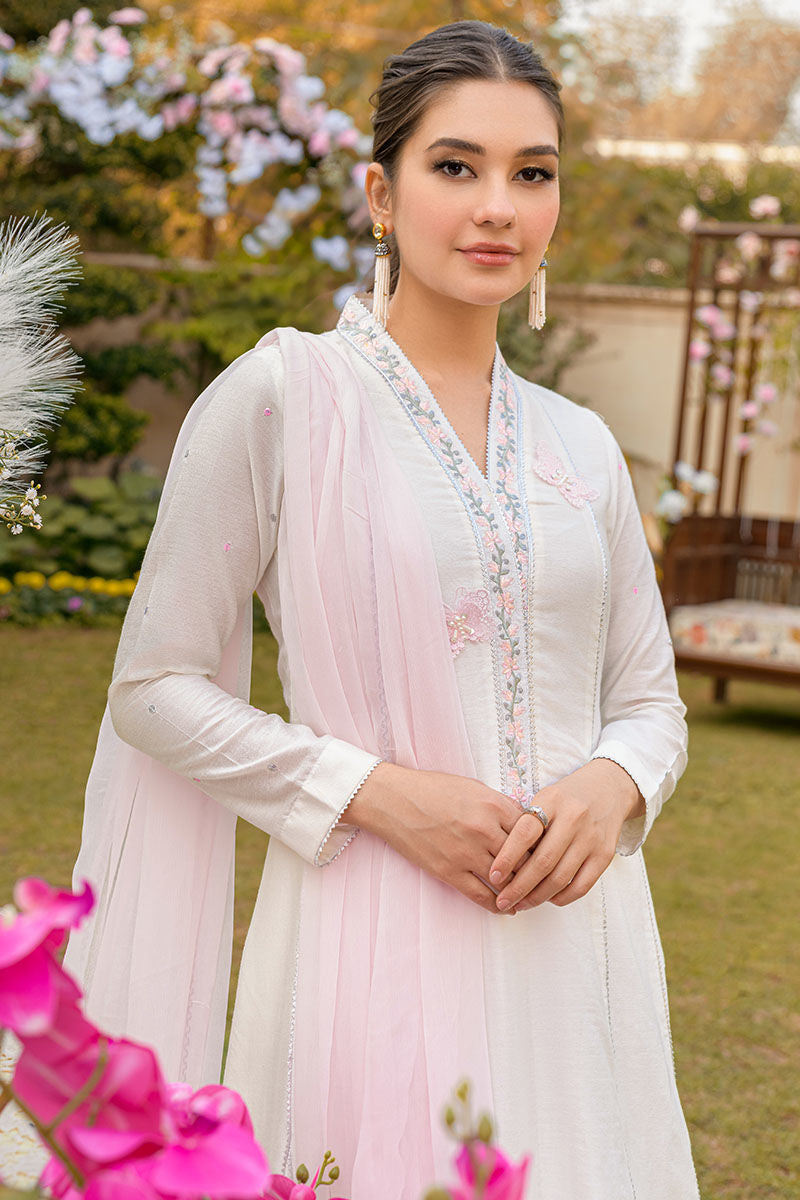 Fatima Khan | Luxury Pret 24 | BENJAMIN WHITE by Fatima Khan - Designer Dress - Type: Luxury - Available at Libayah - 100% Original