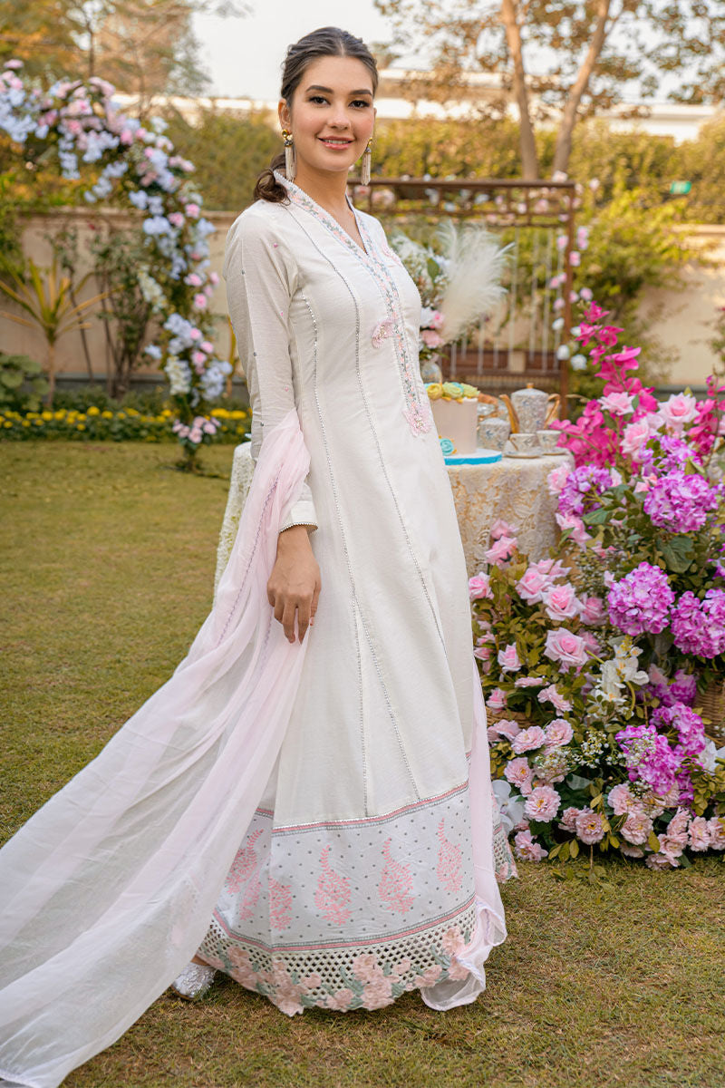 Fatima Khan | Luxury Pret 24 | BENJAMIN WHITE by Fatima Khan - Designer Dress - Type: Luxury - Available at Libayah - 100% Original