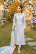 Fatima Khan | Luxury Pret 24 | FRENCH GREY by Fatima Khan - Designer Dress - Type: Luxury - Available at Libayah - 100% Original