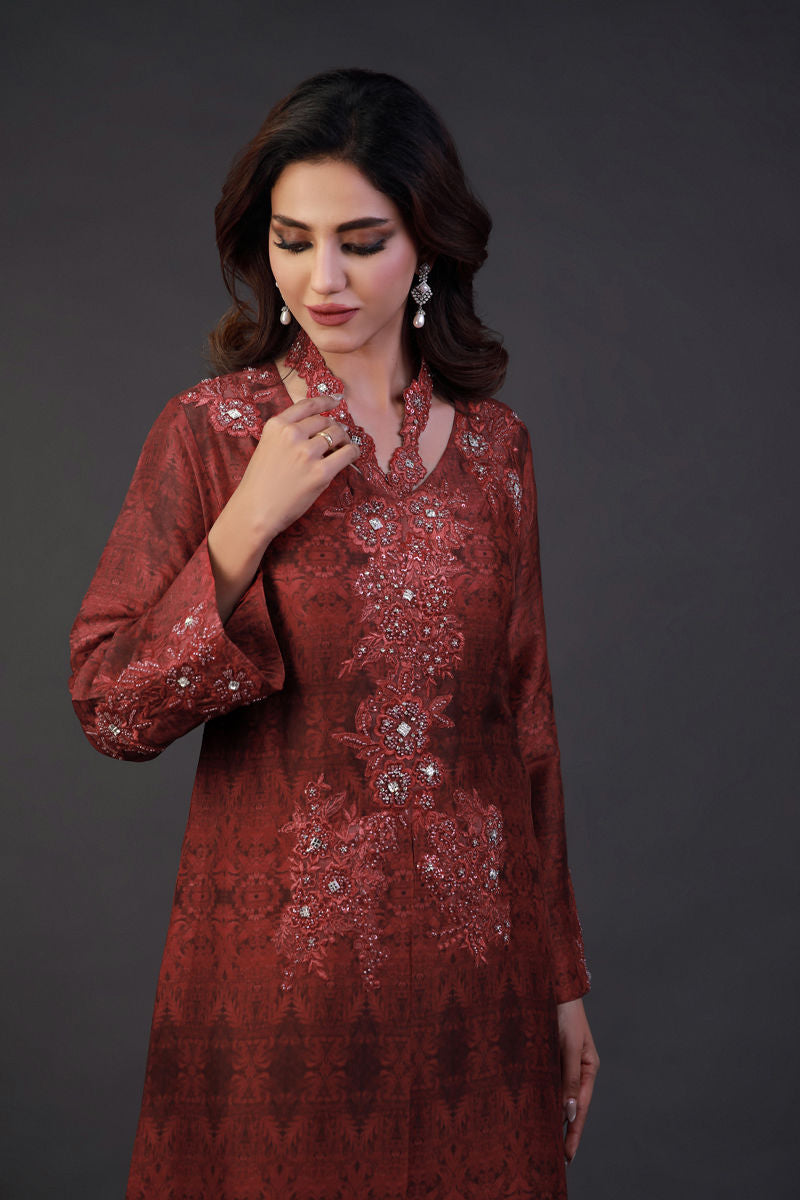 Shamaeel Ansari | Festive Edit | EE-04 by Shamaeel Ansari - Designer Dress  - Type : Ladies Clothes - Available at Libayah - 100% Original 