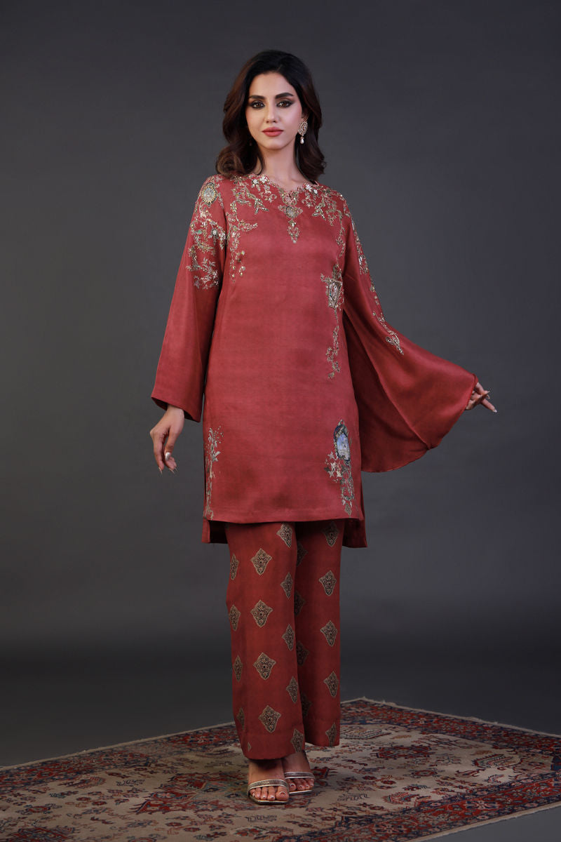 Shamaeel Ansari | Festive Edit | EE-05 by Shamaeel Ansari - Designer Dress  - Type : Ladies Clothes - Available at Libayah - 100% Original 