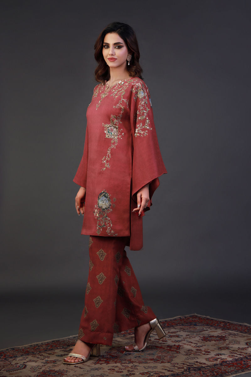 Shamaeel Ansari | Festive Edit | EE-05 by Shamaeel Ansari - Designer Dress  - Type : Ladies Clothes - Available at Libayah - 100% Original 