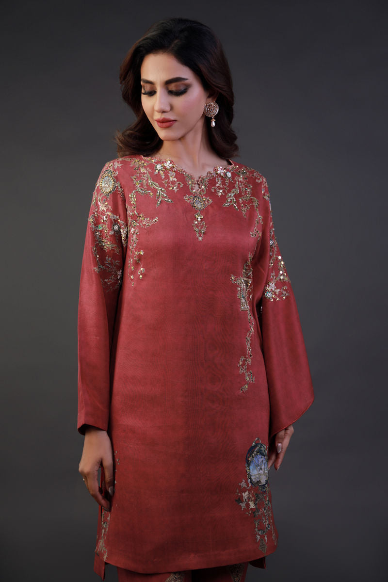 Shamaeel Ansari | Festive Edit | EE-05 by Shamaeel Ansari - Designer Dress  - Type : Ladies Clothes - Available at Libayah - 100% Original 
