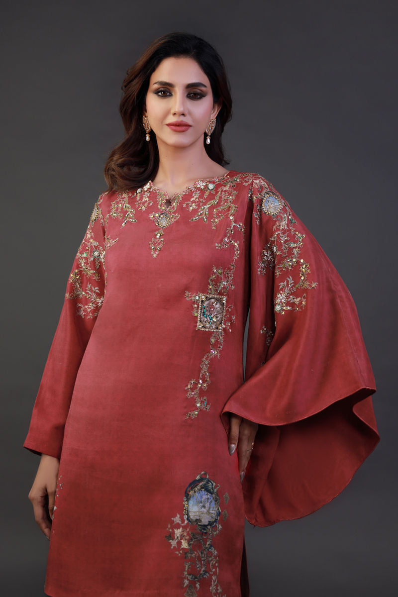 Shamaeel Ansari | Festive Edit | EE-05 by Shamaeel Ansari - Designer Dress  - Type : Ladies Clothes - Available at Libayah - 100% Original 