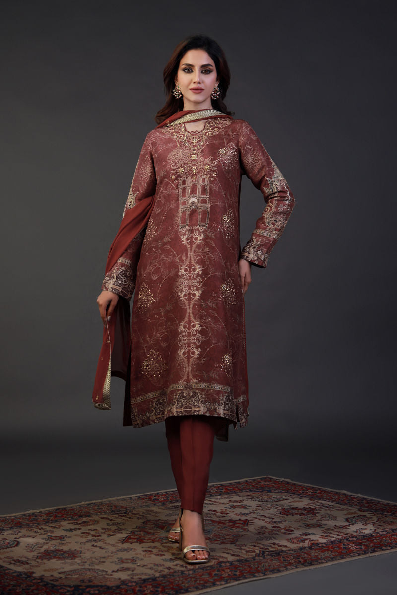 Shamaeel Ansari | Festive Edit | EE-07 by Shamaeel Ansari - Designer Dress  - Type : Ladies Clothes - Available at Libayah - 100% Original 