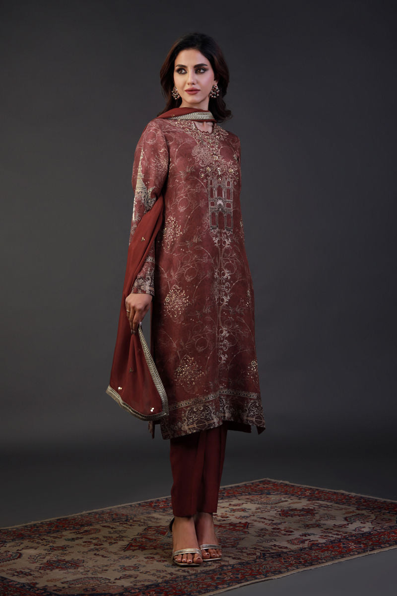 Shamaeel Ansari | Festive Edit | EE-07 by Shamaeel Ansari - Designer Dress  - Type : Ladies Clothes - Available at Libayah - 100% Original 