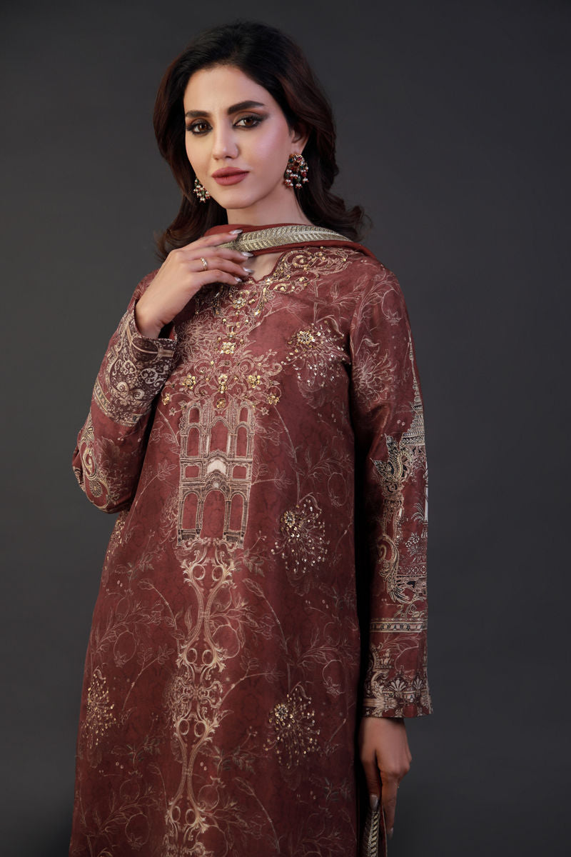Shamaeel Ansari | Festive Edit | EE-07 by Shamaeel Ansari - Designer Dress  - Type : Ladies Clothes - Available at Libayah - 100% Original 