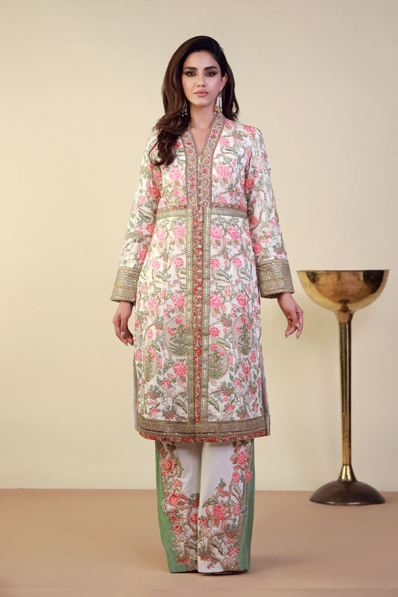 Shamaeel Ansari | Festive Edit | EE-08 by Shamaeel Ansari - Designer Dress  - Type : Ladies Clothes - Available at Libayah - 100% Original 