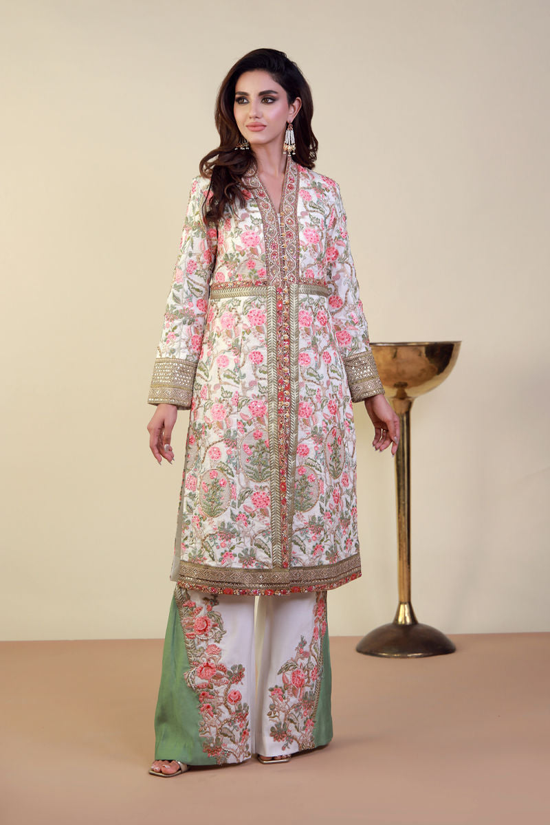 Shamaeel Ansari | Festive Edit | EE-08 by Shamaeel Ansari - Designer Dress  - Type : Ladies Clothes - Available at Libayah - 100% Original 
