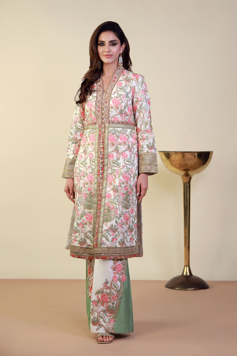 Shamaeel Ansari | Festive Edit | EE-08 by Shamaeel Ansari - Designer Dress  - Type : Ladies Clothes - Available at Libayah - 100% Original 