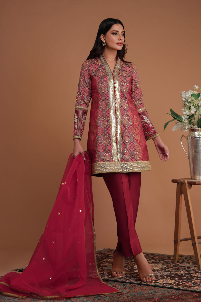 Shamaeel Ansari | Festive Edit | EE-09 by Shamaeel Ansari - Designer Dress  - Type : Ladies Clothes - Available at Libayah - 100% Original 