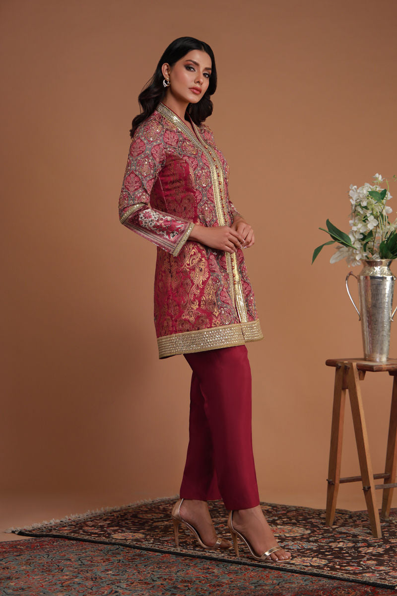 Shamaeel Ansari | Festive Edit | EE-09 by Shamaeel Ansari - Designer Dress  - Type : Ladies Clothes - Available at Libayah - 100% Original 