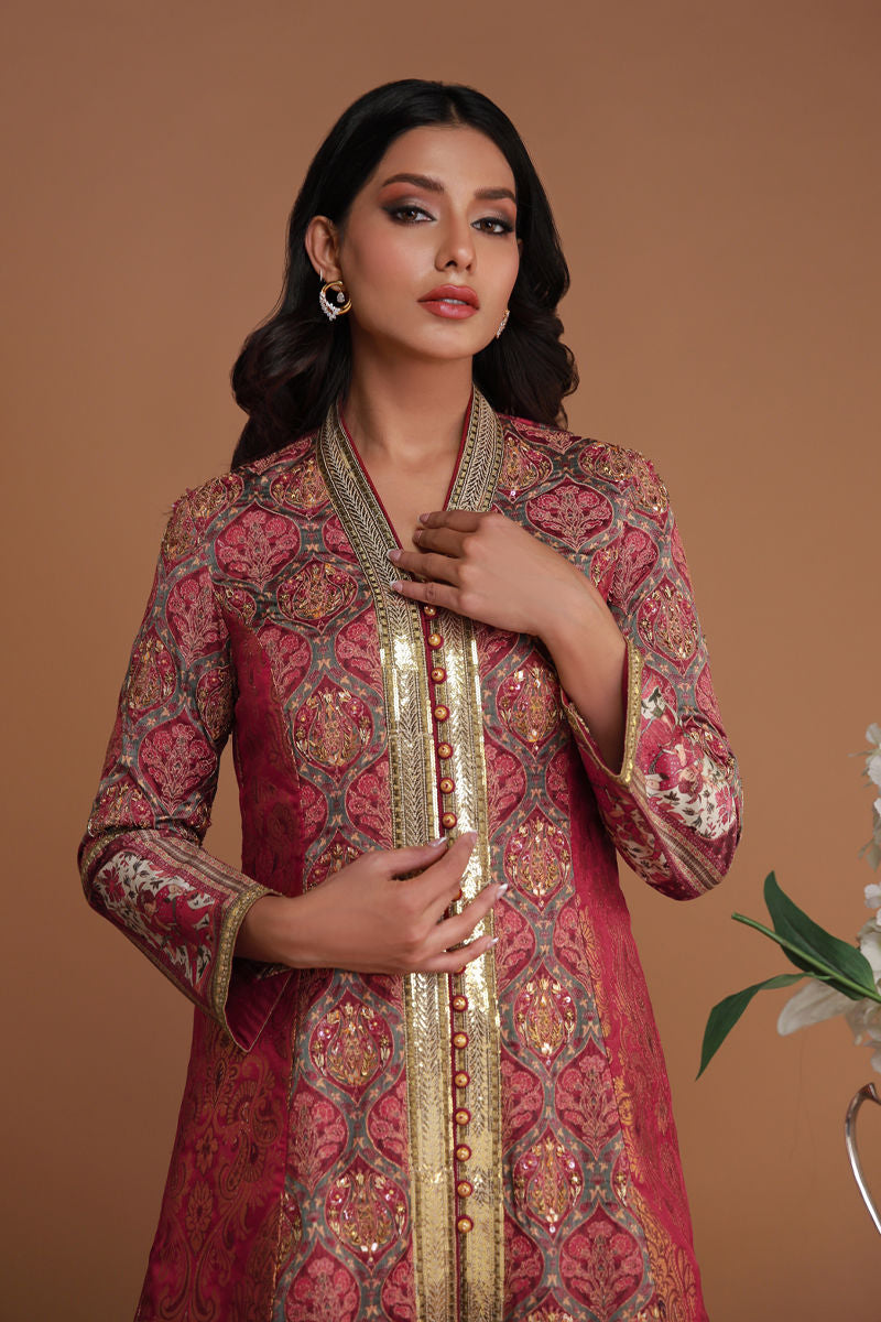 Shamaeel Ansari | Festive Edit | EE-09 by Shamaeel Ansari - Designer Dress  - Type : Ladies Clothes - Available at Libayah - 100% Original 