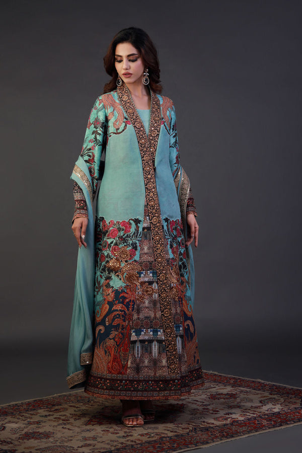 Shamaeel Ansari | Festive Edit |EE-10 by Shamaeel Ansari - Designer Dress  - Type : Ladies Clothes - Available at Libayah - 100% Original 