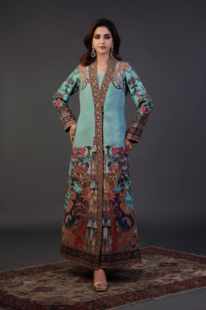 Shamaeel Ansari | Festive Edit |EE-10 by Shamaeel Ansari - Designer Dress  - Type : Ladies Clothes - Available at Libayah - 100% Original 