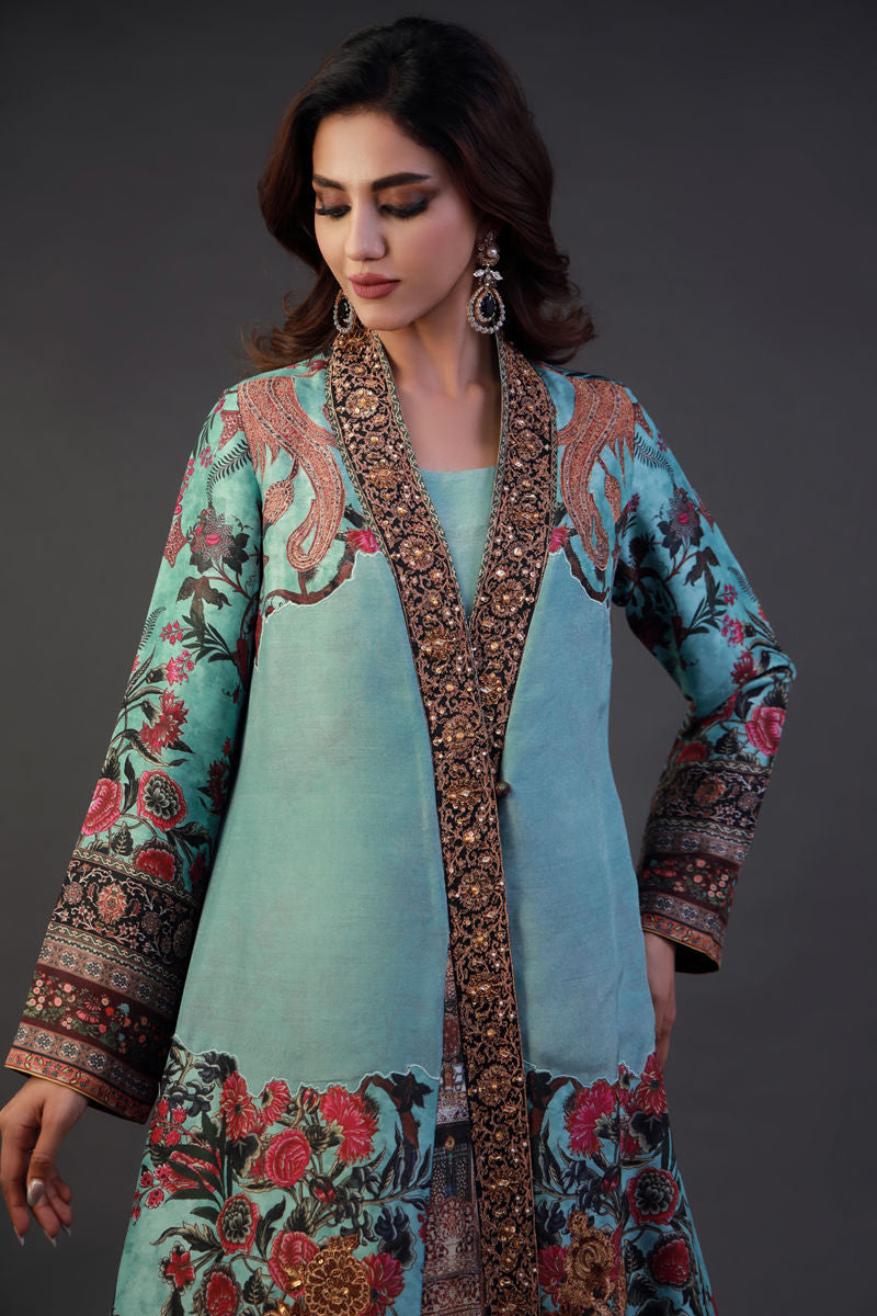 Shamaeel Ansari | Festive Edit |EE-10 by Shamaeel Ansari - Designer Dress  - Type : Ladies Clothes - Available at Libayah - 100% Original 