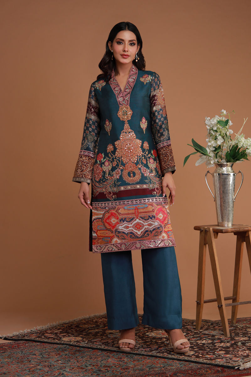 Shamaeel Ansari | Festive Edit |EE-11 by Shamaeel Ansari - Designer Dress  - Type : Ladies Clothes - Available at Libayah - 100% Original 