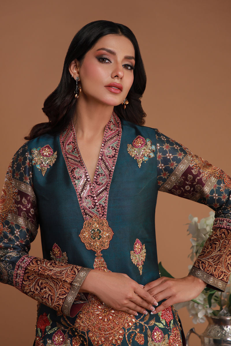 Shamaeel Ansari | Festive Edit |EE-11 by Shamaeel Ansari - Designer Dress  - Type : Ladies Clothes - Available at Libayah - 100% Original 