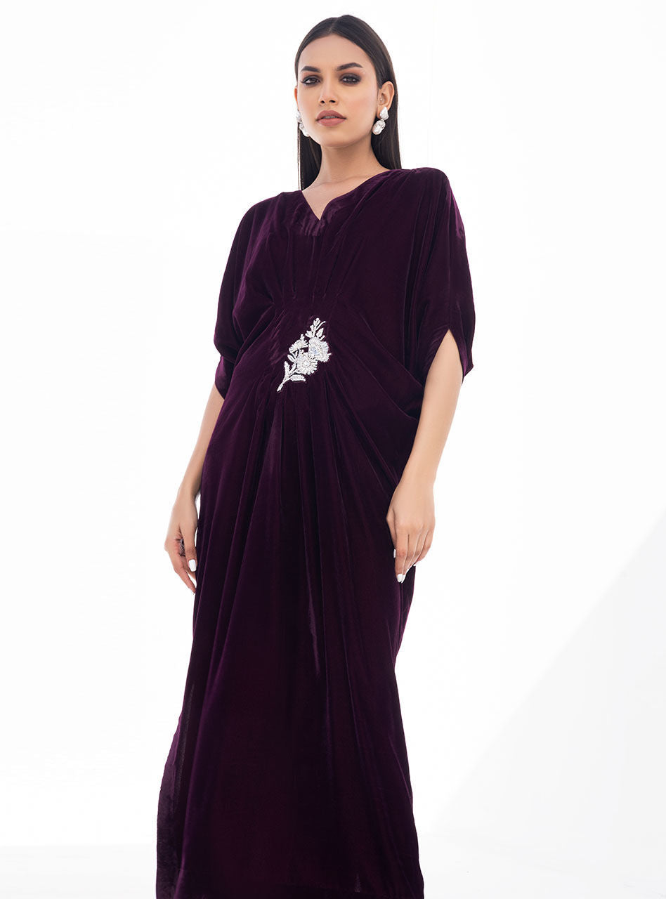Zainab Chottani | Luxury Pret | PLUM WAVE by Zainab Chottani - Designer Dress - Type: Ladies Clothes - Available at Libayah - 100% Original