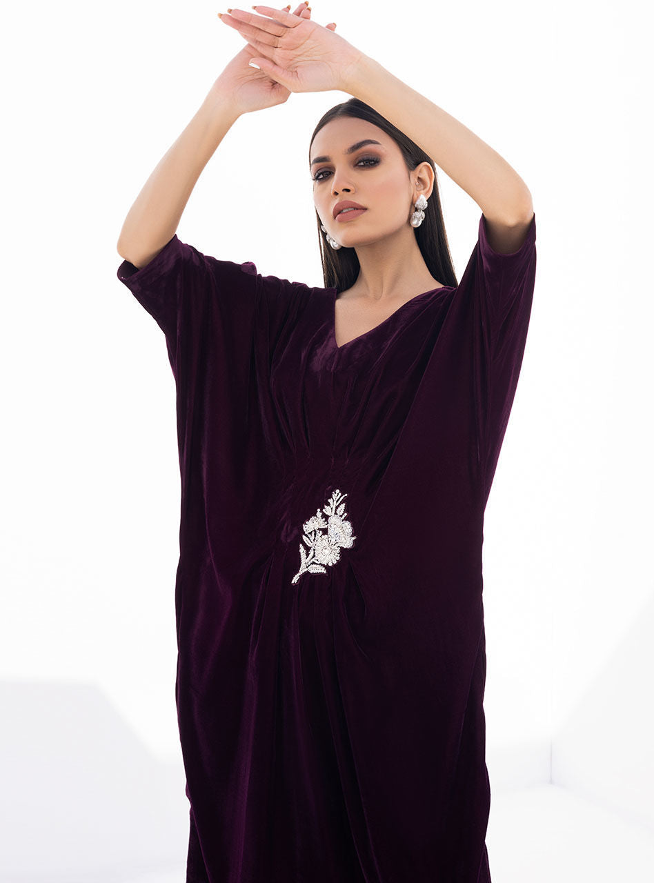 Zainab Chottani | Luxury Pret | PLUM WAVE by Zainab Chottani - Designer Dress - Type: Ladies Clothes - Available at Libayah - 100% Original