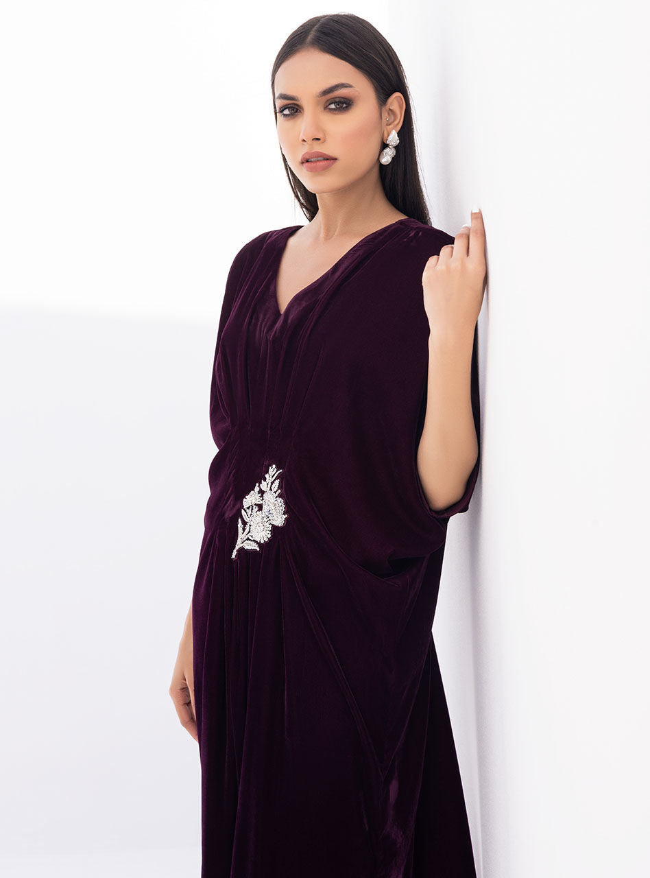 Zainab Chottani | Luxury Pret | PLUM WAVE by Zainab Chottani - Designer Dress - Type: Ladies Clothes - Available at Libayah - 100% Original