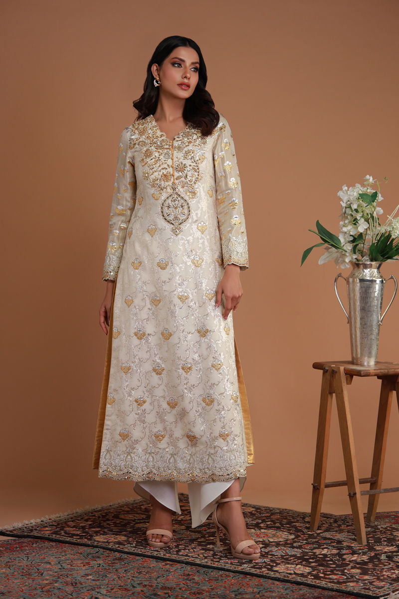 Shamaeel Ansari | Festive Edit | EE-15 by Shamaeel Ansari - Designer Dress  - Type : Ladies Clothes - Available at Libayah - 100% Original 