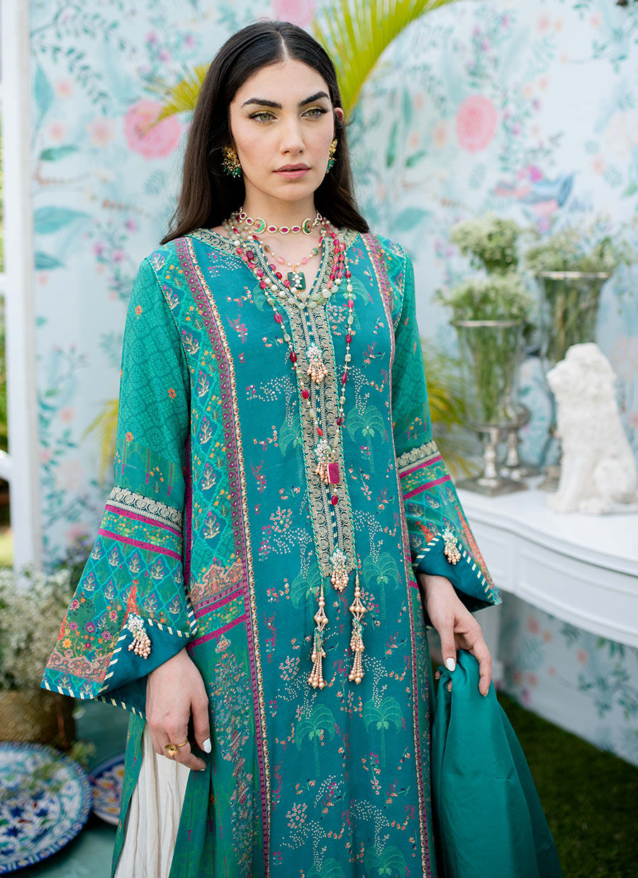 Farah Talib Aziz | Designer Picks 24 | JUNEBERRY SHIRT AND DUPATTA by Farah Talib Aziz - Designer Dress - Type: Ladies Clothes - Available at Libayah - 100% Original