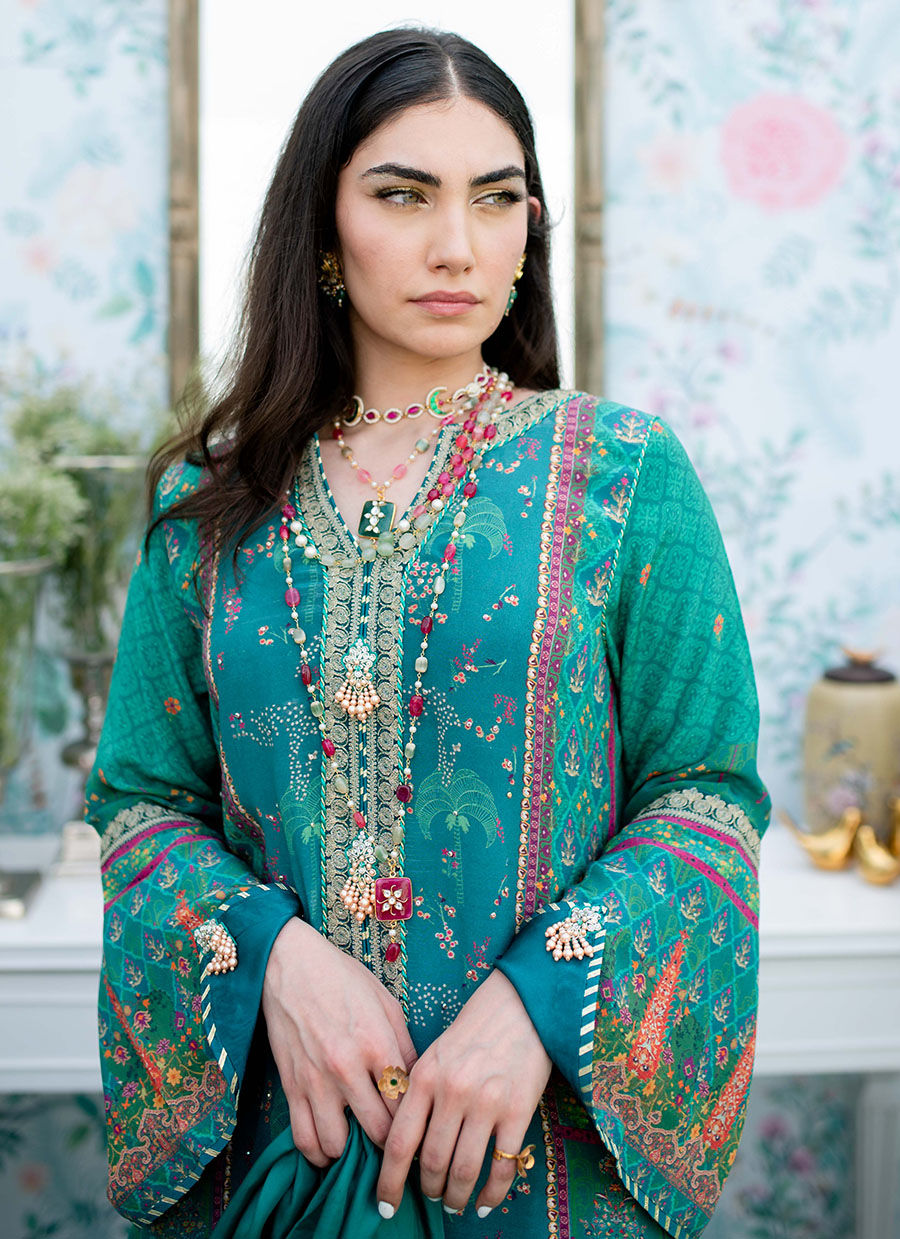 Farah Talib Aziz | Designer Picks 24 | JUNEBERRY SHIRT AND DUPATTA by Farah Talib Aziz - Designer Dress - Type: Ladies Clothes - Available at Libayah - 100% Original