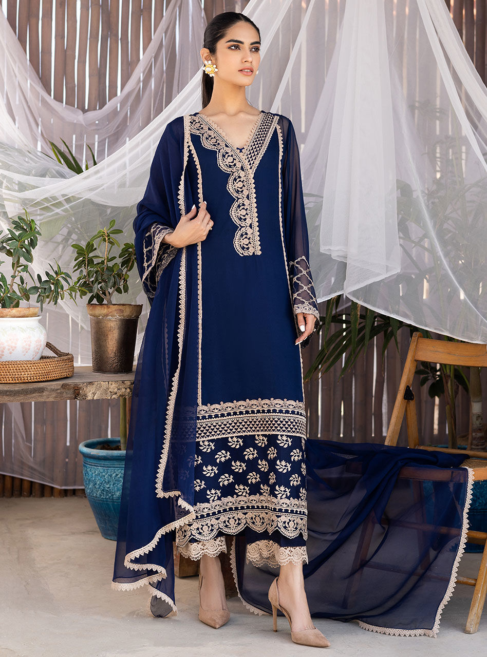 Zainab Chottani | Luxury Pret | MIDNIGHT GLORY by Zainab Chottani - Designer Dress - Type: Ladies Clothes - Available at Libayah - 100% Original