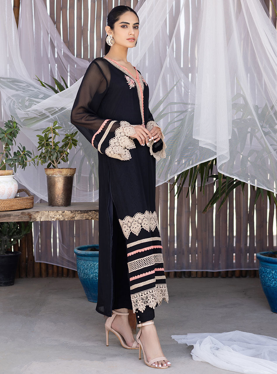 Zainab Chottani | Luxury Pret | DIM NOIR by Zainab Chottani - Designer Dress - Type: Ladies Clothes - Available at Libayah - 100% Original