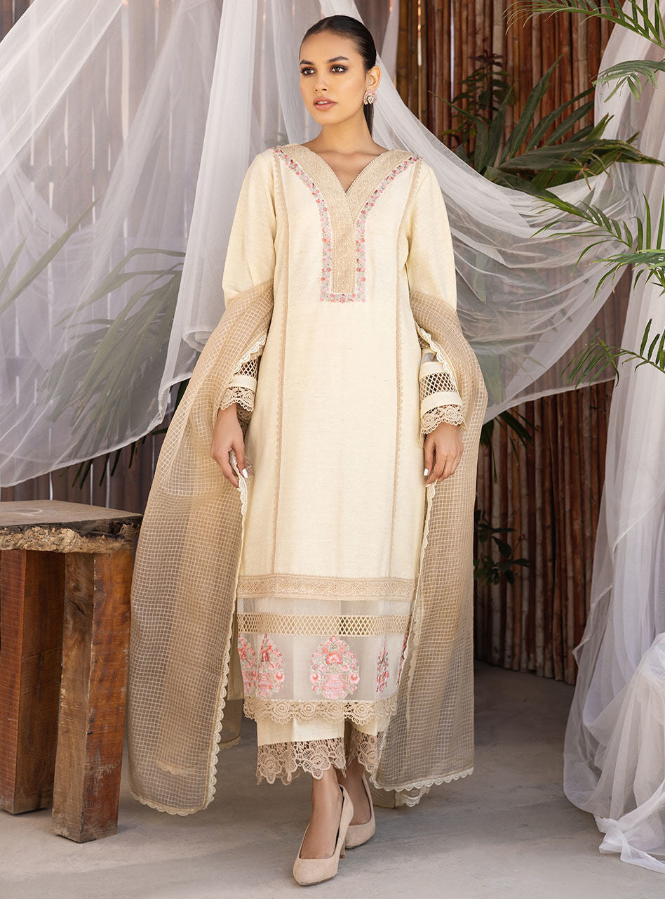 Zainab Chottani | Luxury Pret | IVORY OPAL by Zainab Chottani - Designer Dress - Type: Ladies Clothes - Available at Libayah - 100% Original