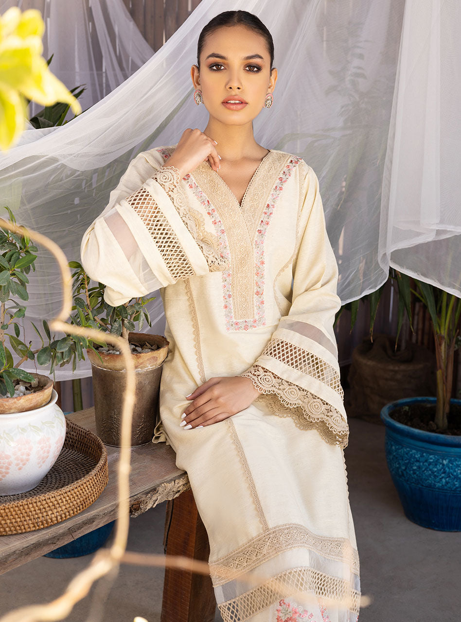 Zainab Chottani | Luxury Pret | IVORY OPAL by Zainab Chottani - Designer Dress - Type: Ladies Clothes - Available at Libayah - 100% Original