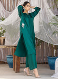 Zainab Chottani | Luxury Pret | EMERALD SAGE by Zainab Chottani - Designer Dress - Type: Ladies Clothes - Available at Libayah - 100% Original