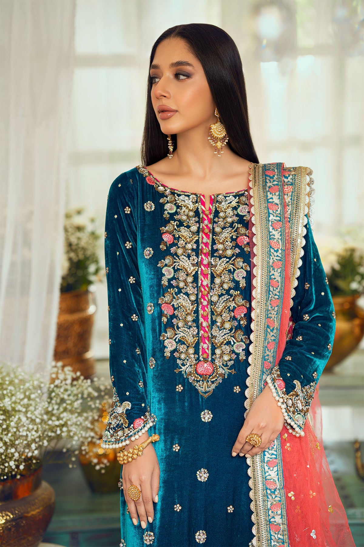 Annus Abrar | Semi Formals | EMEL by Annus Abrar - Designer Dress - Type: Ladies Clothes - Available at Libayah - 100% Original