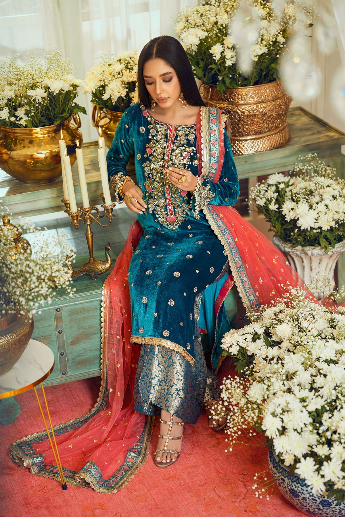 Annus Abrar | Semi Formals | EMEL by Annus Abrar - Designer Dress - Type: Ladies Clothes - Available at Libayah - 100% Original