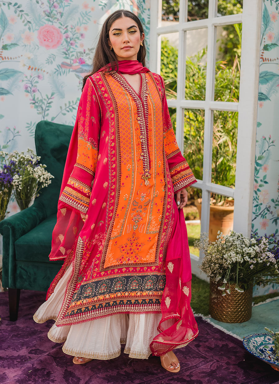Farah Talib Aziz | Designer Picks 24 | BLAZER SHIRT AND DUPATTA by Farah Talib Aziz - Designer Dress - Type: Ladies Clothes - Available at Libayah - 100% Original