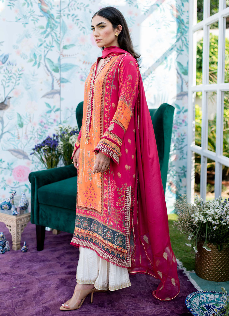 Farah Talib Aziz | Designer Picks 24 | BLAZER SHIRT AND DUPATTA by Farah Talib Aziz - Designer Dress - Type: Ladies Clothes - Available at Libayah - 100% Original
