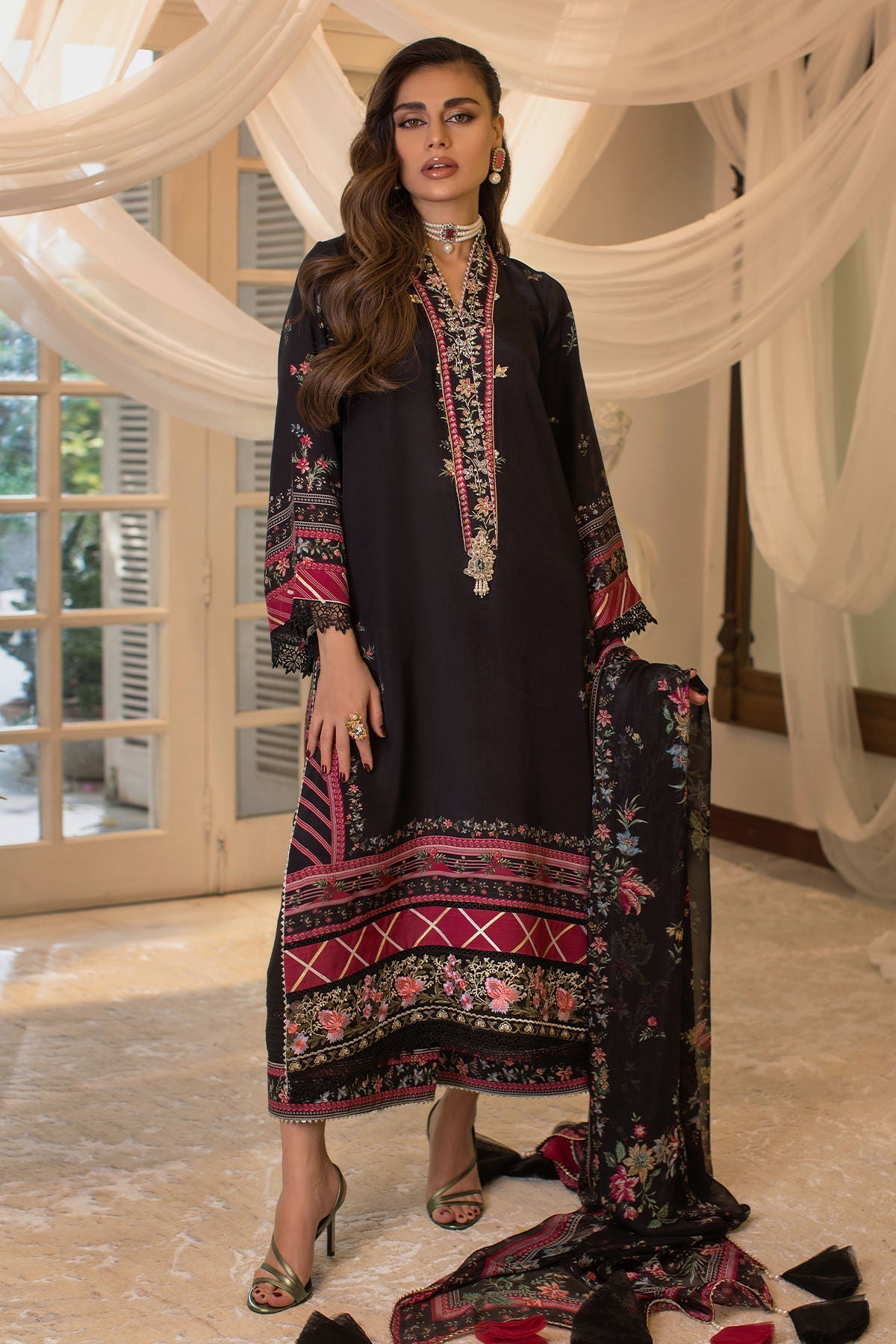 Annus Abrar | Luxe Silk Pret | ELISA by Annus Abrar - Designer Dress - Type: Ladies Clothes - Available at Libayah - 100% Original
