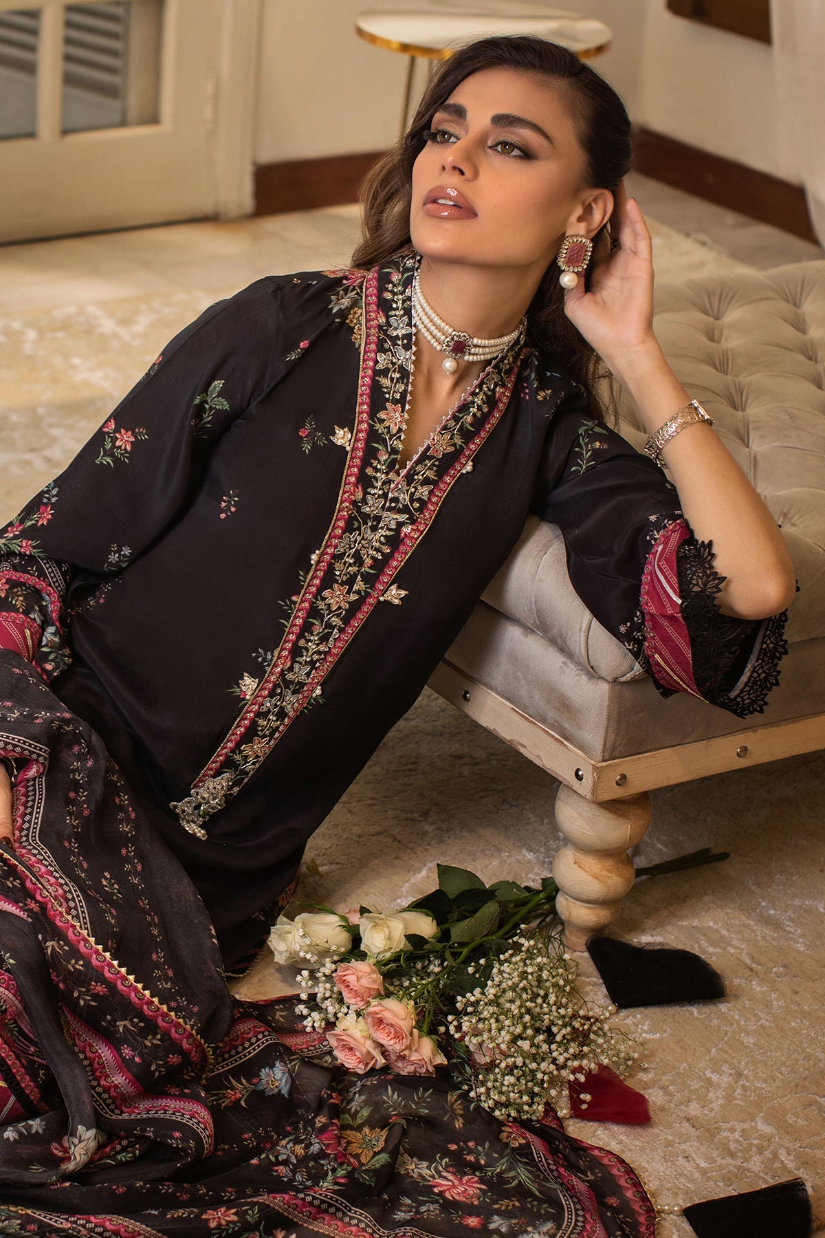 Annus Abrar | Luxe Silk Pret | ELISA by Annus Abrar - Designer Dress - Type: Ladies Clothes - Available at Libayah - 100% Original