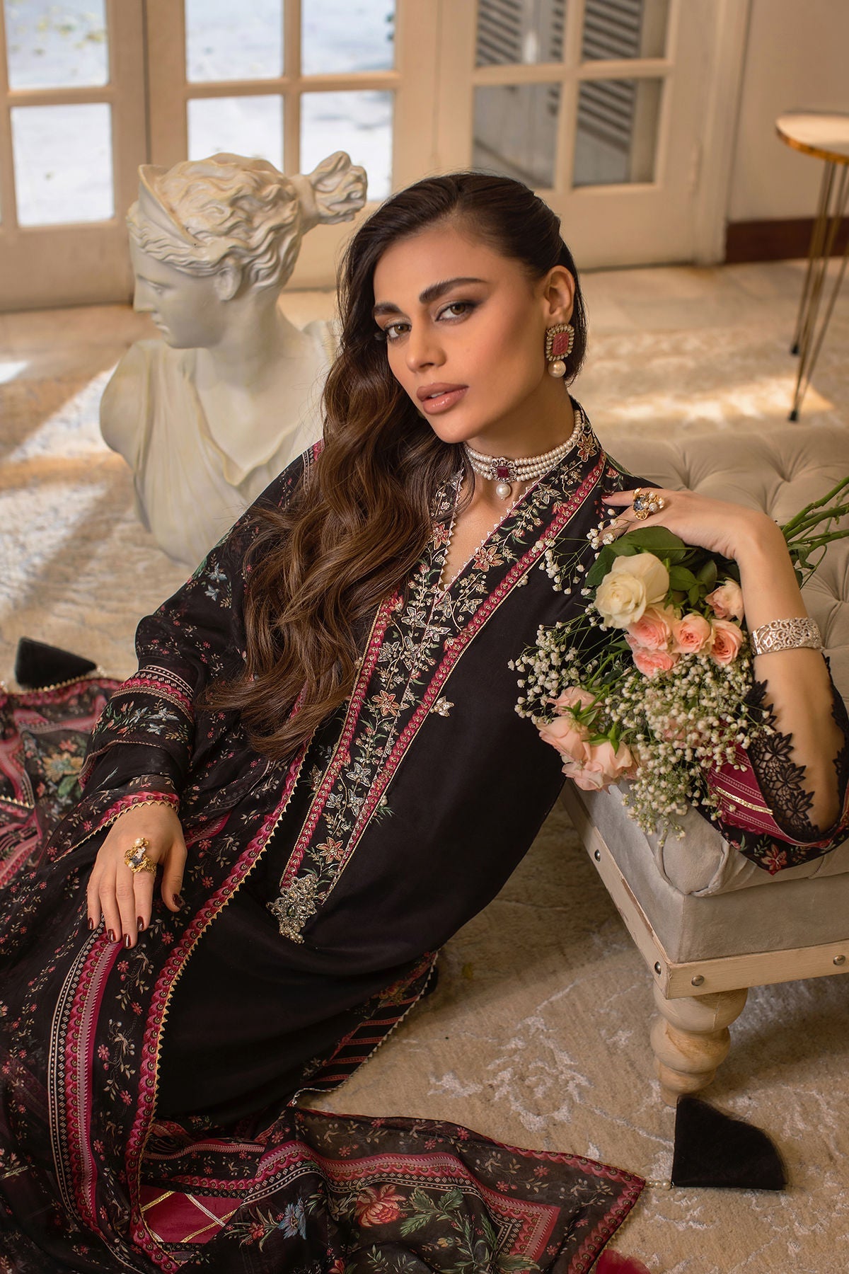 Annus Abrar | Luxe Silk Pret | ELISA by Annus Abrar - Designer Dress - Type: Ladies Clothes - Available at Libayah - 100% Original